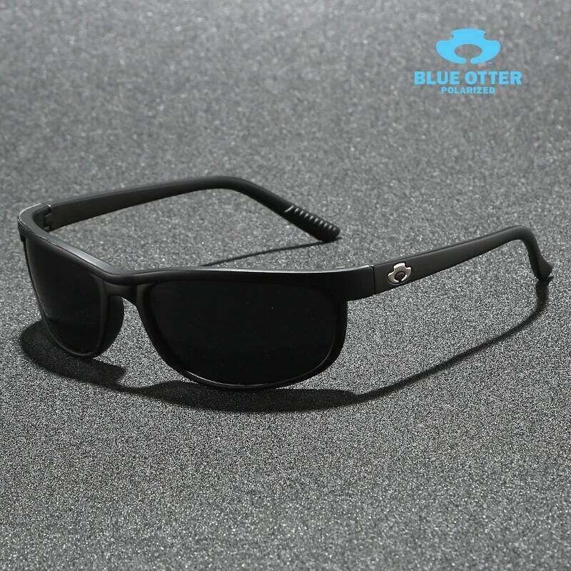 BLUE OTTER New Polarized Sunglasses Men Women Outdoor Sports Fishing Glasses Driving Cycling Goggles Colorful UV400 Eyewear