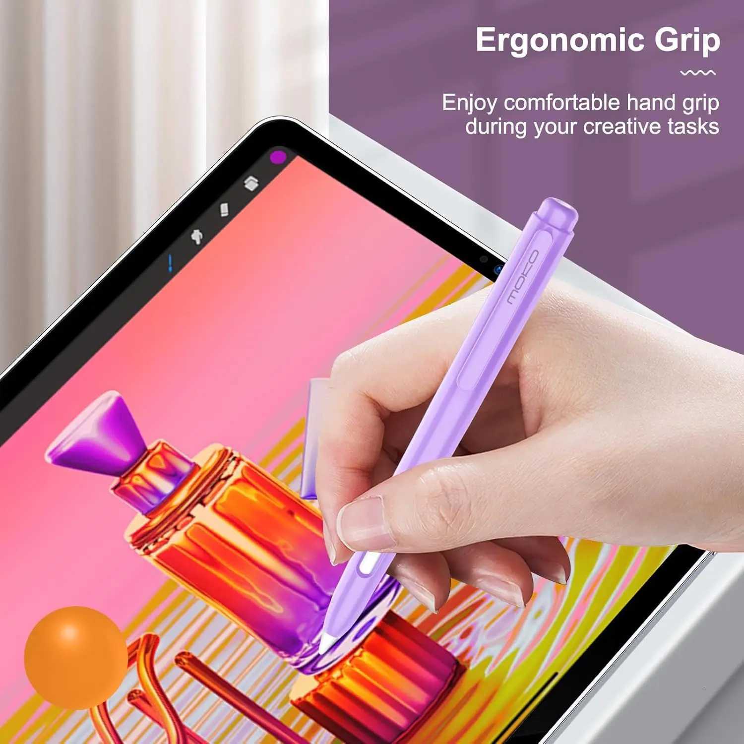 Holder Case for Pencil 2nd Generation Retractable Protective Pen Cover with Sturdy Clip for iPad Mini 6 2021/ iPad Air 5 C251201