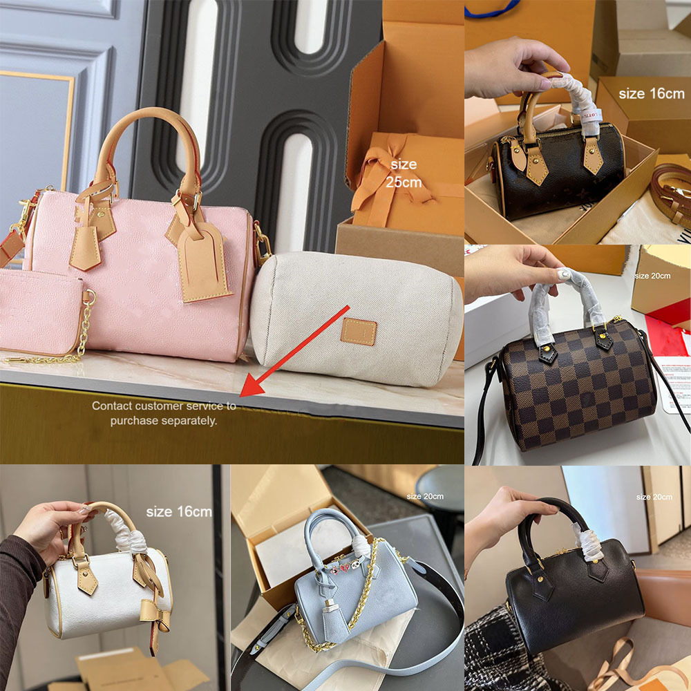 designer bag Mini bag Shoulder Bag Women Leather Denim Crossbody Luxury Brand bag Brown Flower fashionable Handbag Adjustable Strap 16cm 20cm