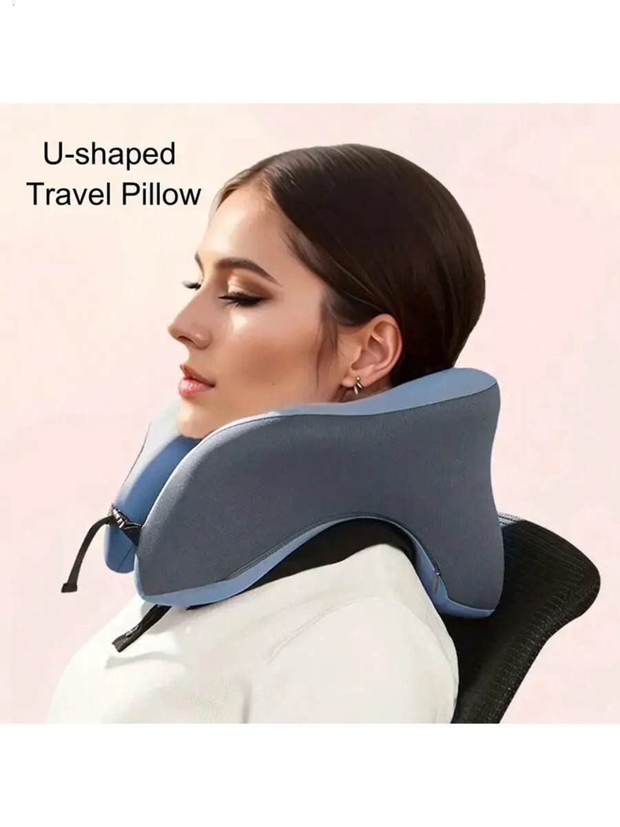 1pc Multi-functional U-shaped Pillow Nap Pillow Head And Neck Protector Travel Airplane U-shaped Pillow 251201
