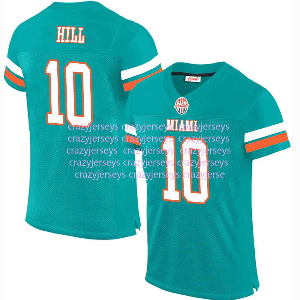 Customize Men's Youth's Women's Football Stitched Jerseys Tyreek 10 Hill Tua 1Tagovailoa