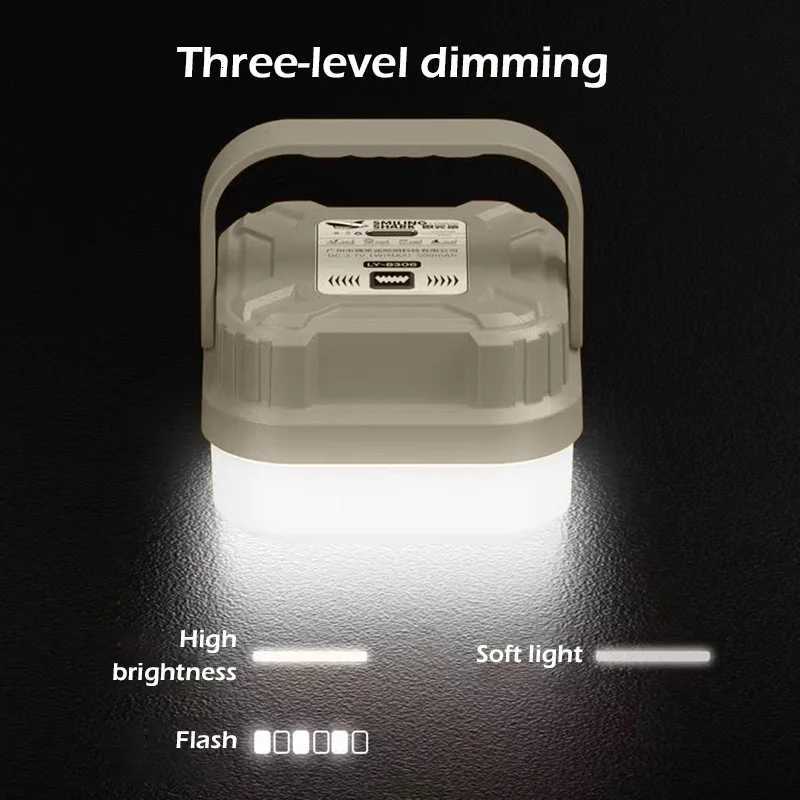 LED Outdoor Camping Fishing Night Light USB Table Lamps Rechargeable Dimmable Bedside Light for Home Child Night Lamp M251201