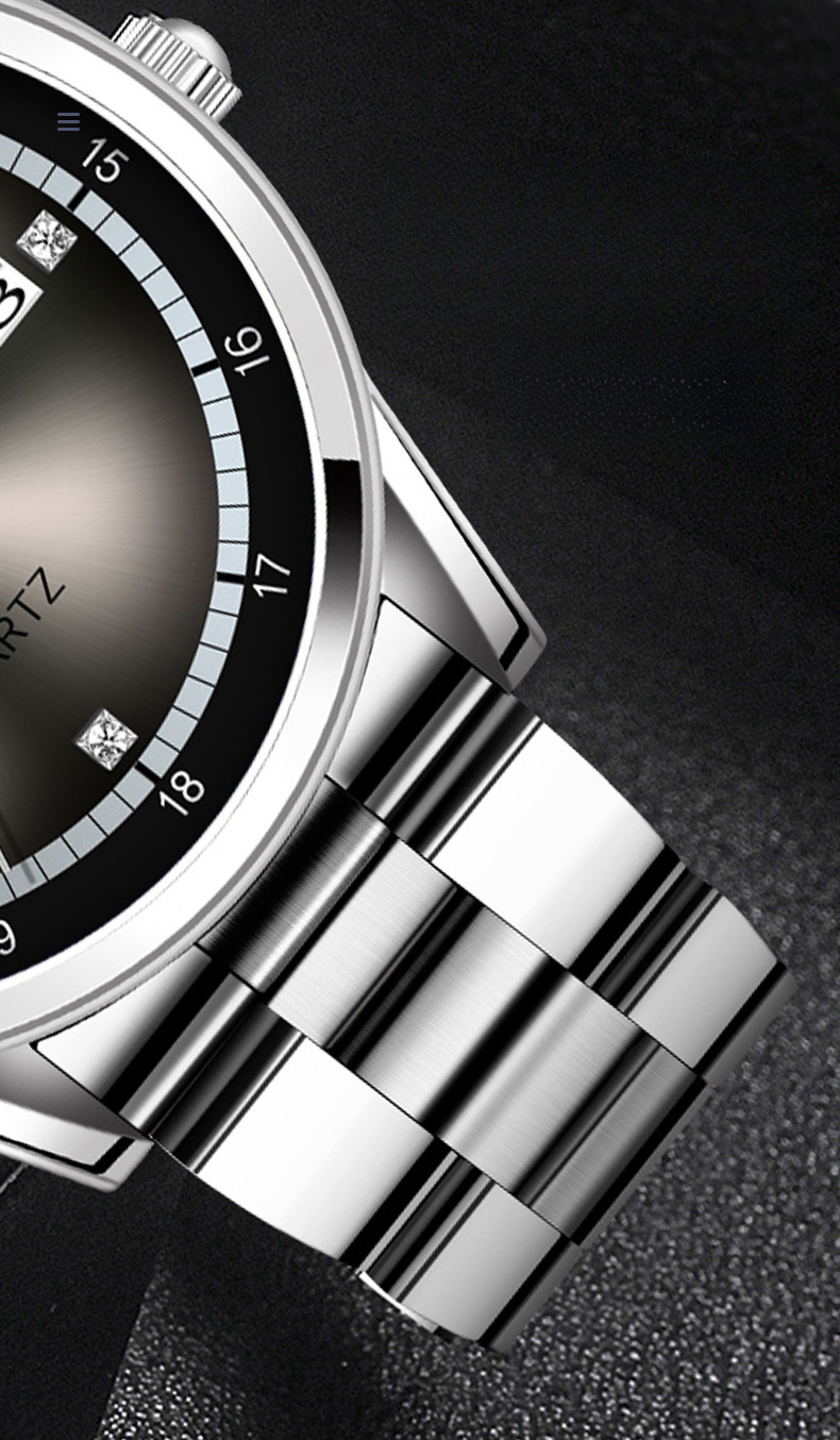 OPK Free Shipping New Designer Watch Dropshipping Fake Moon Phase Men's Watch Hot Selling Steel Band Calendar Luminous Quartz Watch