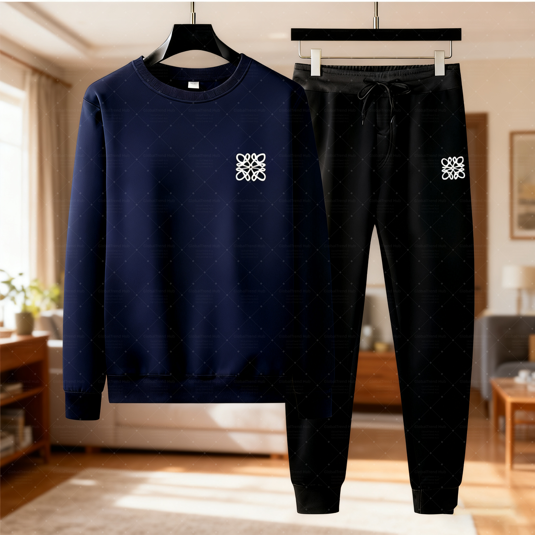 Women's Tracksuits Men's sportswear, men's designer sportswear set, letter-printed highstreet loose women's sportswear and sportswear pants set, casual sportswear s-4xl