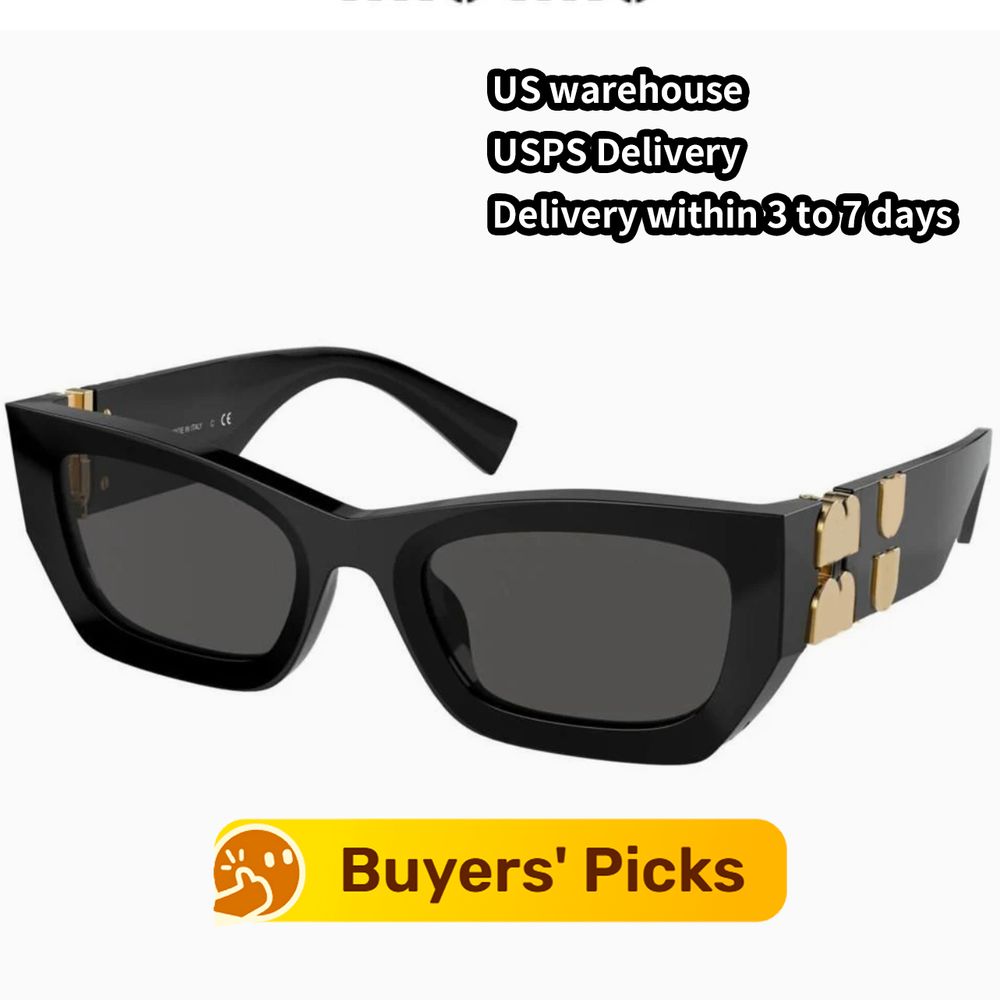 Muimuisunglasses 09WS woman sunglasses designer luxury AAA Glasses danny glasses lady sunglasses gold sumglasses With Box
