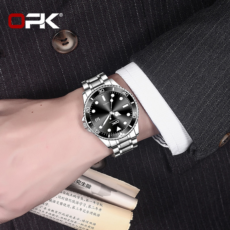 OPK Free Shipping New Designer Watch Manufacturer Wholesale Dropshipping Cross-border Hot-selling Luminous Quartz Watch Men's Watch Male Watch