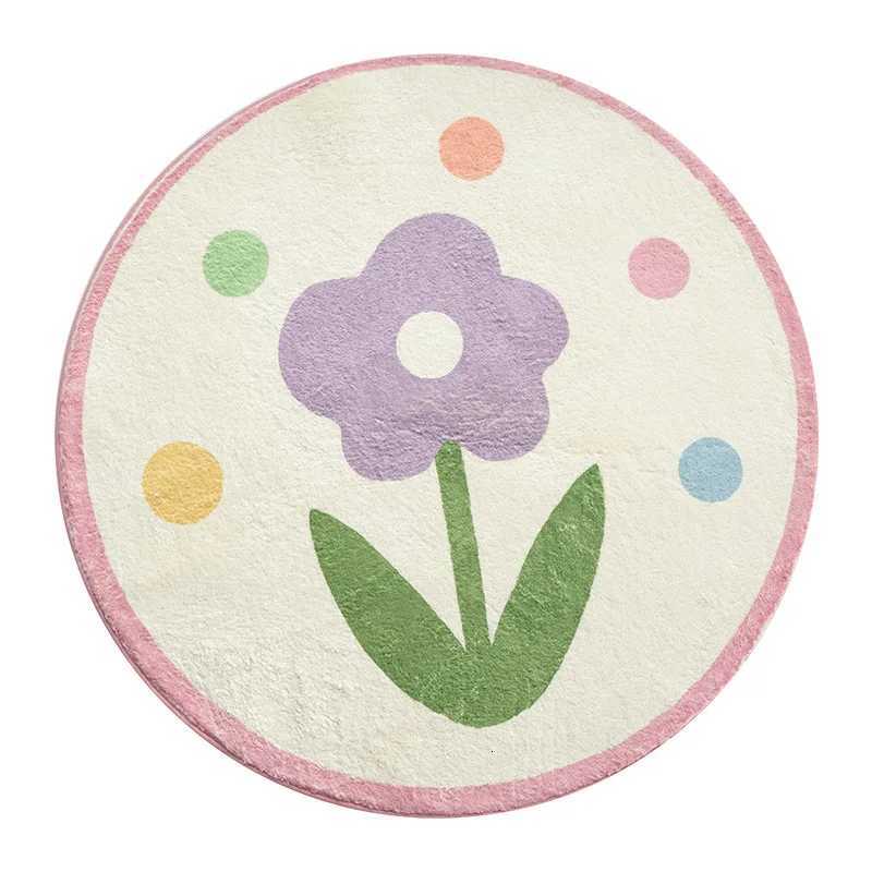 Flower Carpet Kids Crawling Mat Bedro Decoration Cartoon Floor Mat Girls Ro Carpet Decoration Salon Alfbra Sofa Decor H251129