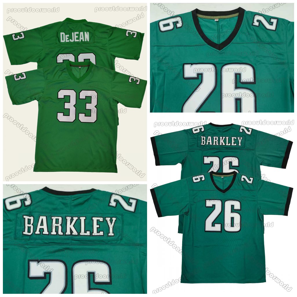 2025 Football Jersey Jalen Hurts Saquon Barkley Smith Brown Goedert DeJean Phillips Hunt Baun Champbell Davis Johnson Custom Stitched Casual Wear
