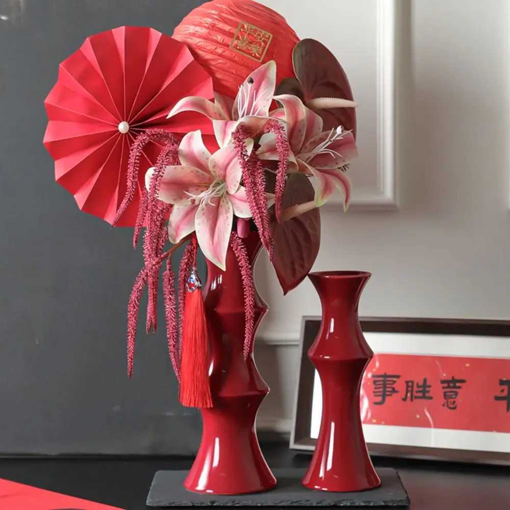 Ceramic Flower Vase Hydroponic Flower Planter Exquisite Creative Flower Holder Gift Y251201