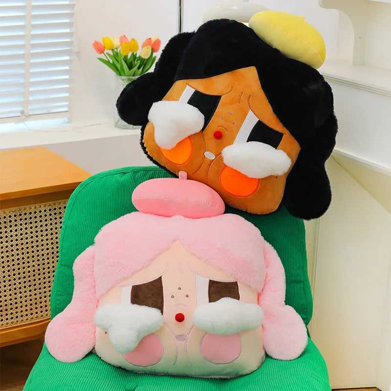 Kawaii Plush Crying Baby Girl low Stuffed Doll for Kids Birthday Gift Cute Ro Decor Cushion for Sofa Bed Car H251201