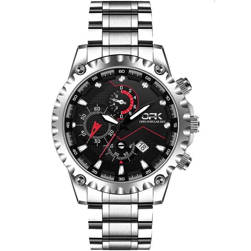 OPK Free Shipping New Designer Watch Cross-border High-quality Calendar Quartz Watch High-quality Luxury Men's Watch