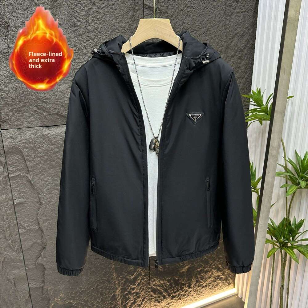 Autumn New Quilted Jacket Lightweight Luxury Hooded Stylish Trendy Men's Coat