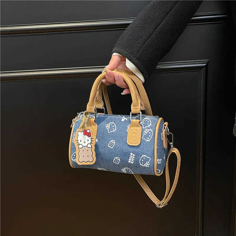 Sanrio Hello Kitty Mini WomenS Handbag Cartoon Cute WomenS Shoulder Messenger Bag Fashion Casual Mini WomenS Bag Gift New H251201