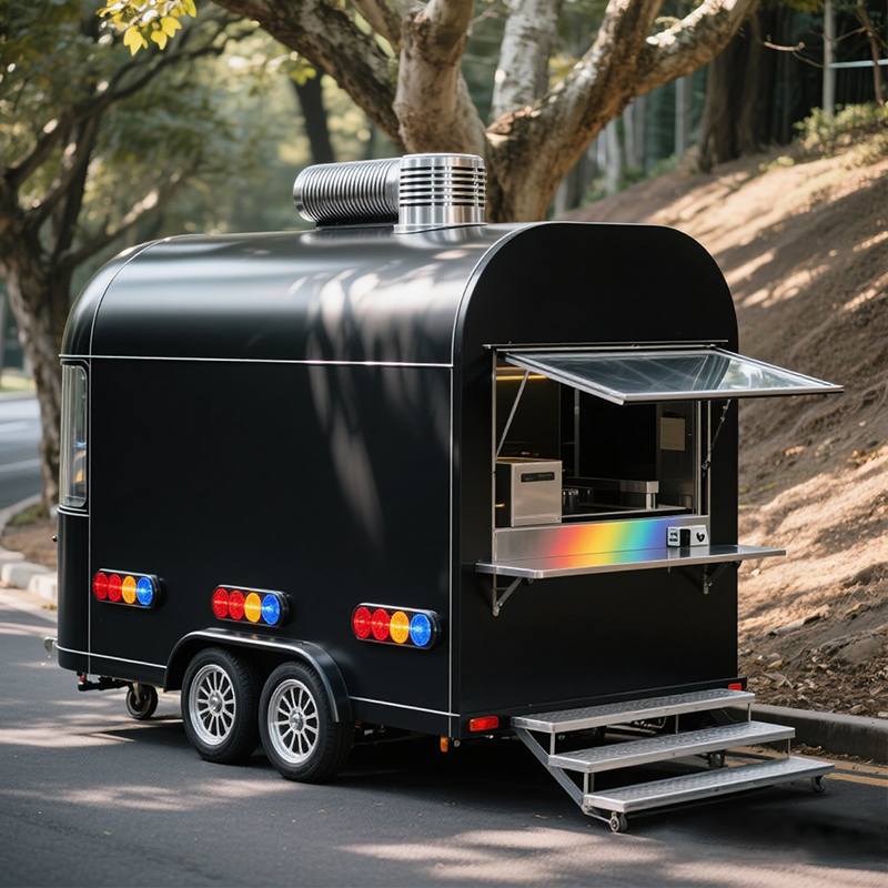 All-in-One 3-Wheel Motorcycle Beverage Cart, Ready for Bubble Tea & Coffee Shop Startup