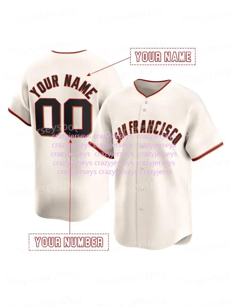 Custom Baseball Jerseys Rafael Devers Willy Adames 51 Jung Hoo Lee Baseball Stitched Logan Webb Bailey Yastrzemski San Francisco 111
