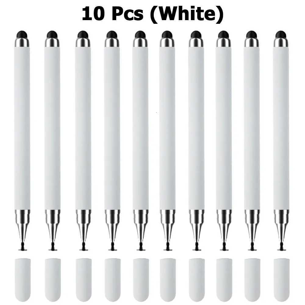 10Pcs Stylus Pen Universal 2 in 1 Drawing Sn Tablet Pen for IPhone IPad Capacitive Touch Pencil for Android Phone C251201