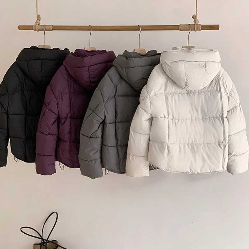 Womens Loose Versatile Cotton Coat 2025 Korean-style Winter New Soft Warm Cotton Bread Jacket Fashion Casual Down Cotton ParkasT251201