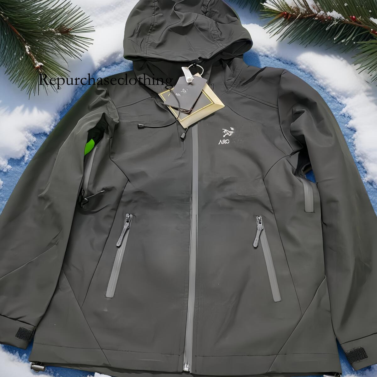 acterryx jacket Designer high quality mens womens regenjacke Embroidery Logo Rain coat Raincoat windproof waterproof Breathable veste Windbreaker new Ski Jacket