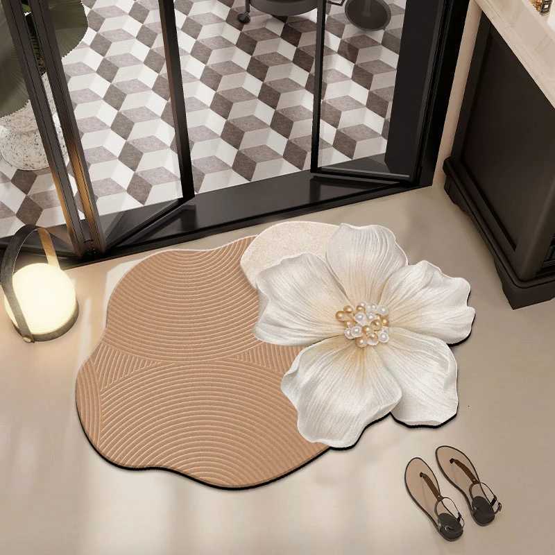 Bathro floor mat diatoeous earth bathro door absorbent and non slip foot mat bathro quick drying carpet H251129