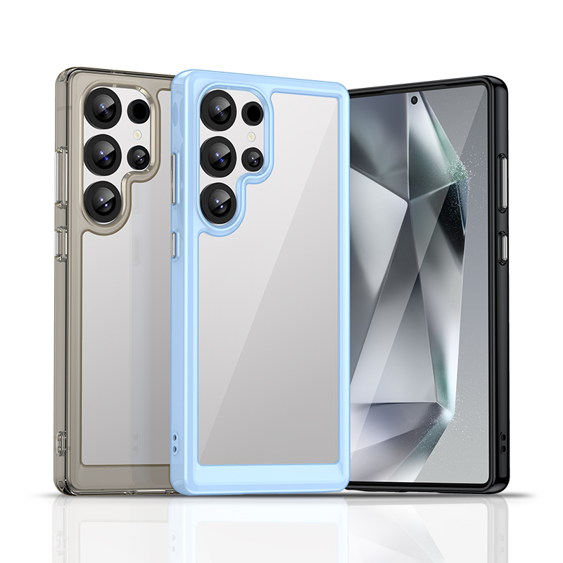 Acrylic Cases For Samsung Galaxy A57 A27 A37 S26 S25 Edge FE A17 A07 A06 A16 A26 A36 A56 A35 A55 S24 A15 A25 A05 5G Rugged Shield Cover Phone Case Capa