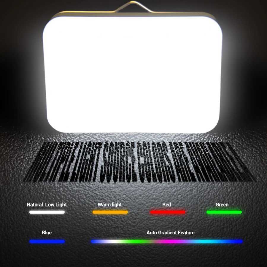 Mini LED Camping Lamp USB Rechargeable Portable Light Outdoor Portable Hook Tent Lamp Fishing Emergency Lighting Working Lantern M251201