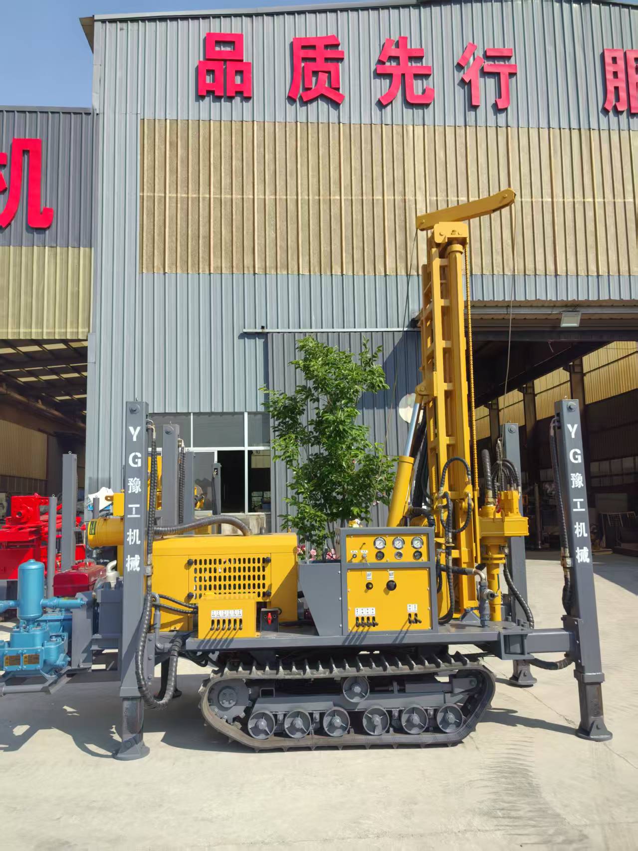 100m Depth Water Well Drilling Rig Water Drill Equipment with Air compressor Prices