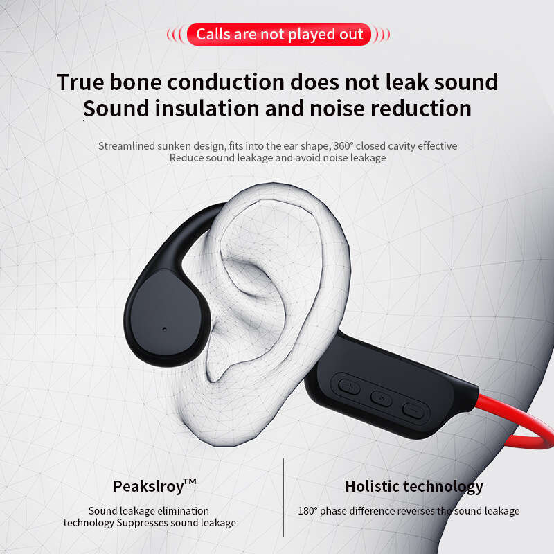 Famous Brand X True Bone Conduction Ear Hook Wireless Headphones With G Memory Waterproof For Swimming Outdoor Running And Sports