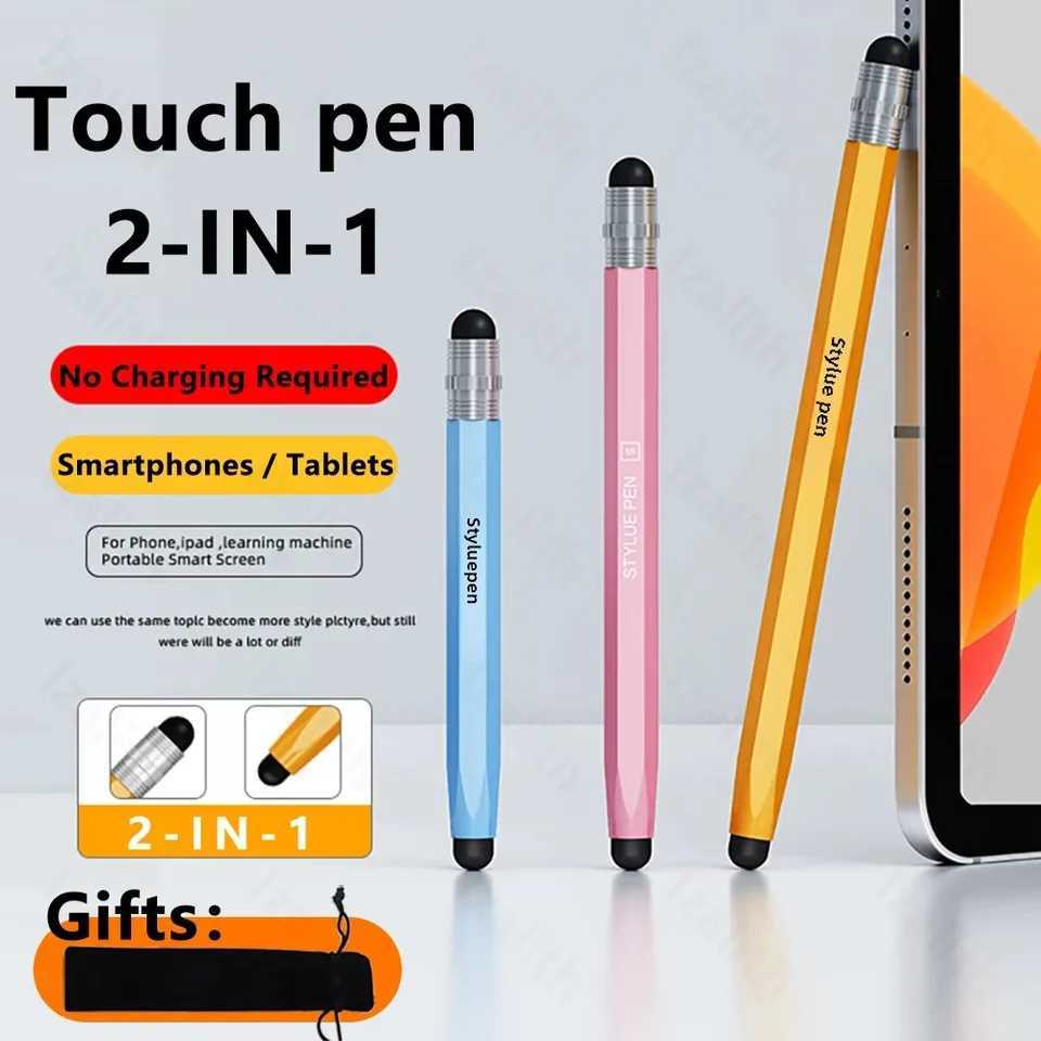 Touch Pen For Tablet Universal Pencil Capacitive Stylus Double Dual Silicone For iPad Android Smart Phone C251201