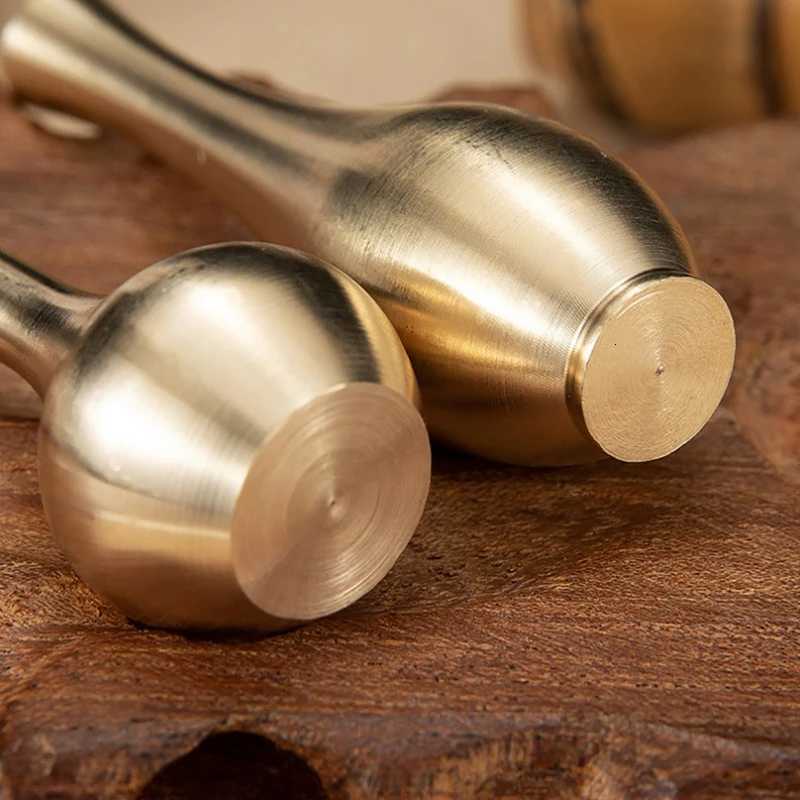 Nordic Mini e Copper Vase Plated Golden Flower He Decoration Living Ro Antique Scandinavian Vases Y251201