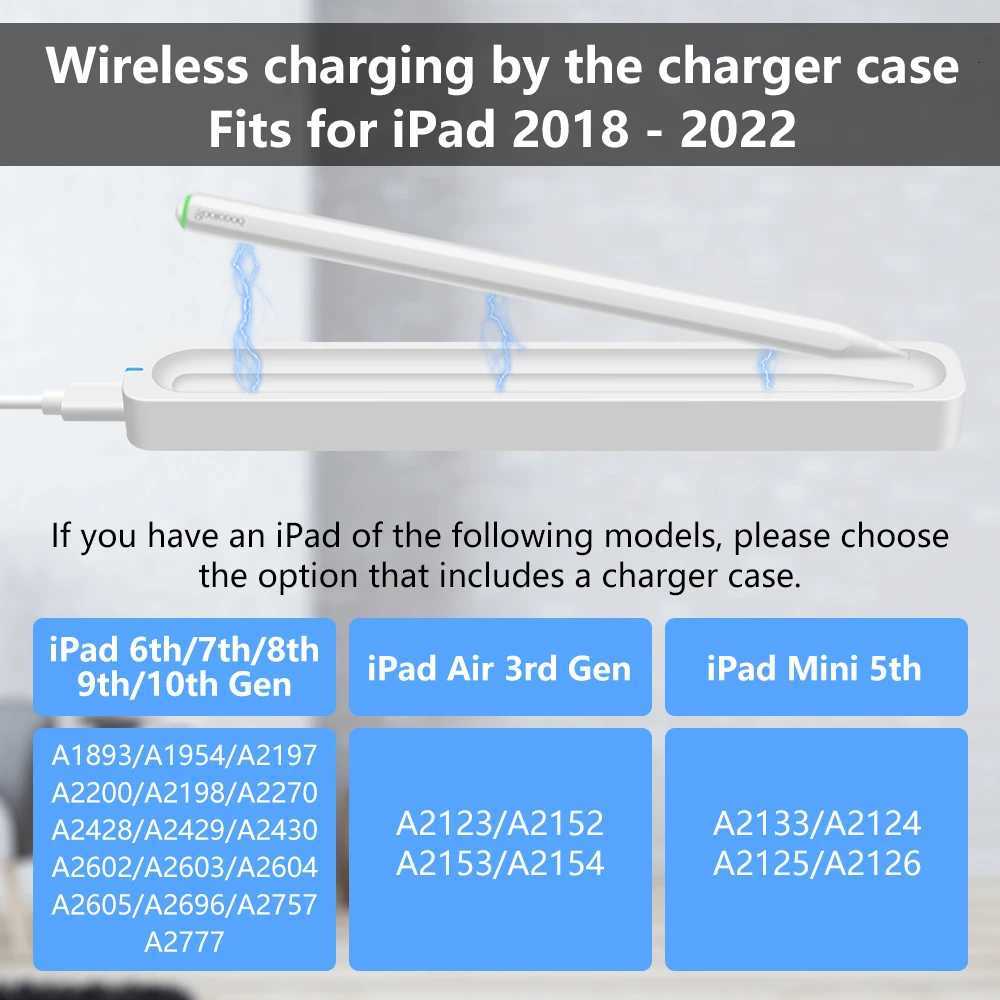For Pencil 2 1 with Wireless Charging for iPad Pencil Pencils Pen for iPad Air 4 5 Pro 11 129 Stylus C2512019