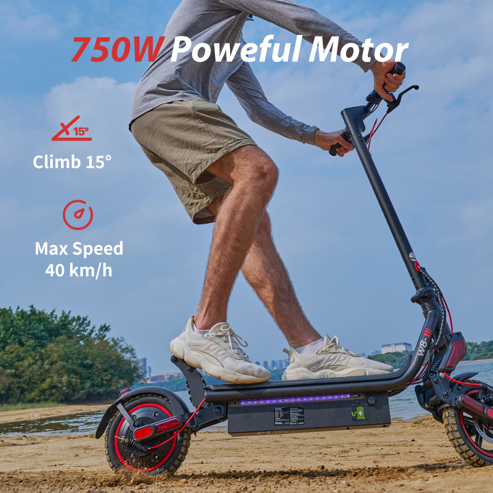 iScooter W8 Foldable Electric Scooter with APP Control 750W 48V 14AH Dual Shock Absorbers LCD Display Long Range 45KM E-Scooter - view 7