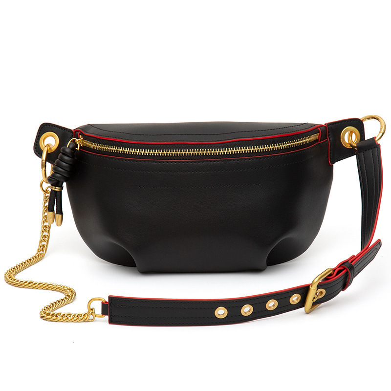 MAHEU Ins korea fashion style woman bags genuine leather fanny packs for sport outdoor travel bag for ladies girls waist bag 250206