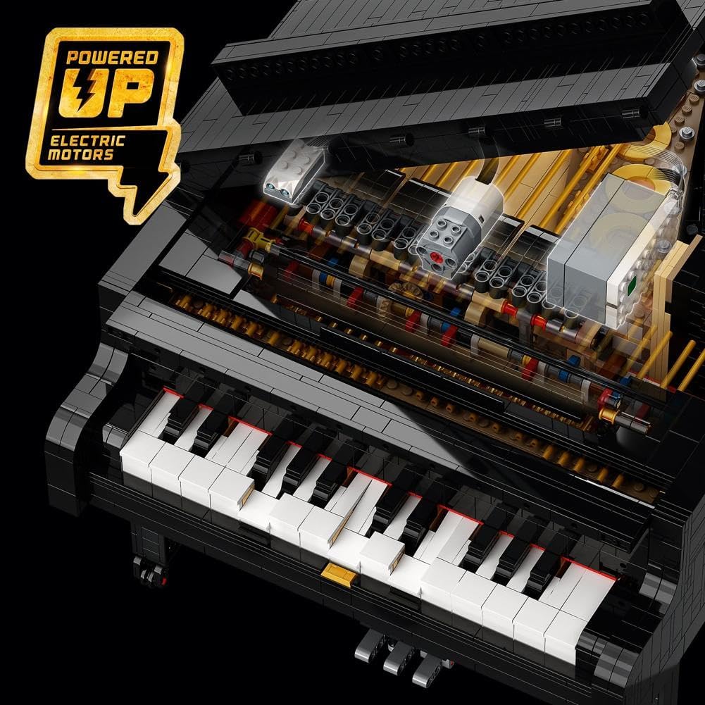 LEGO Ideas Grand Piano 21323 Model Building Set for Adults,Gift for Music Lovers with Motor and Power Functions