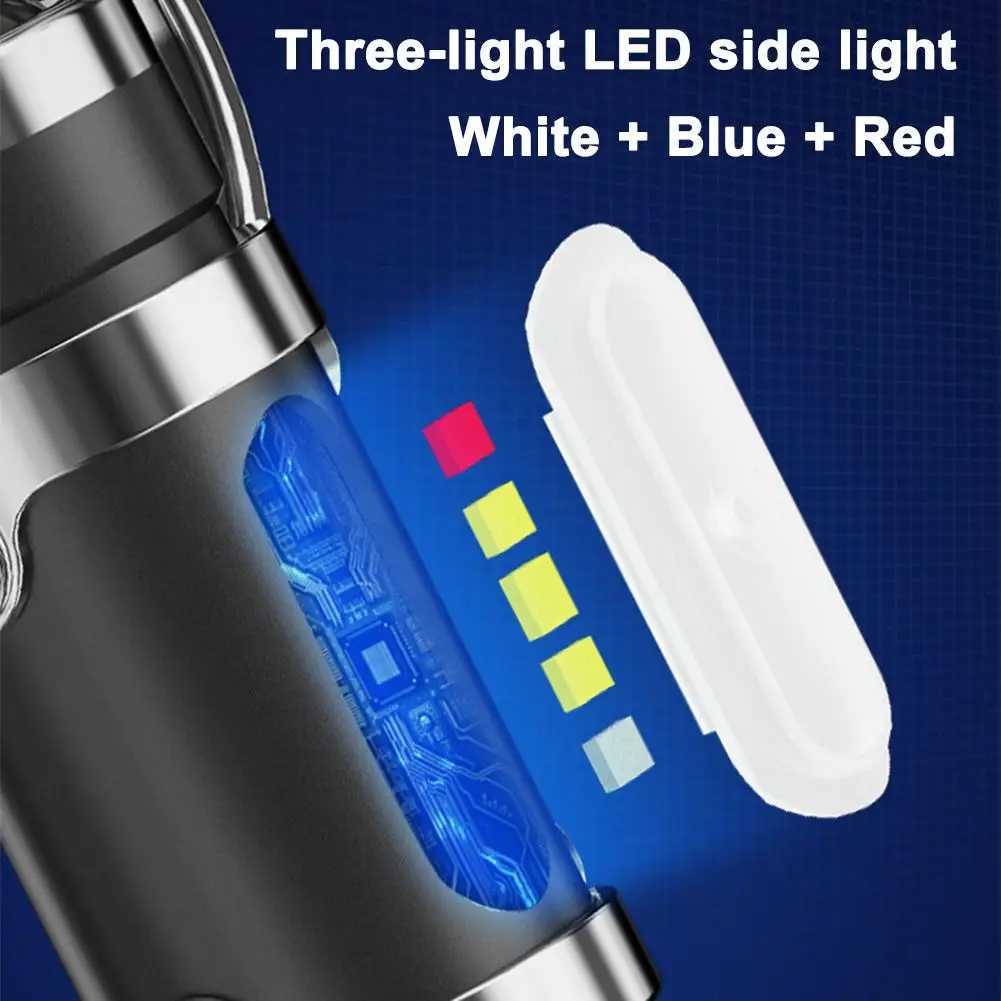 Portable Keychain Multi-Function Emergency Flashlight Outdoor Mini Flashlight Mobile Power for Outdoor Camping And Hiking Light M251201