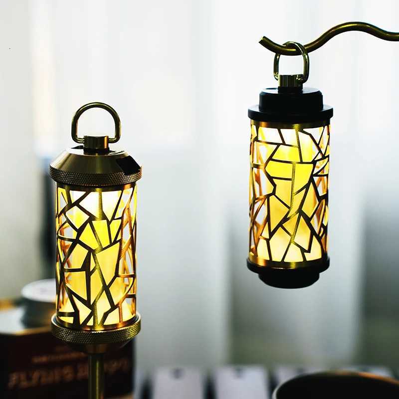 Camping lamp shell made of brass material camping lamp decoration replacement lamp shell M251201