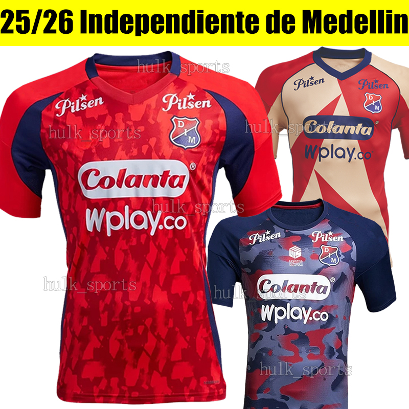 4XL 25/26 Independiente de Medellin Soccer Jerseys 2025 2026 LEON CHAVERRA SANDOVAL GARCIA BERRIO BERRIO MORENO ARIZALA BARRERA CHAVERRA ORTIZ Men Football Shirts