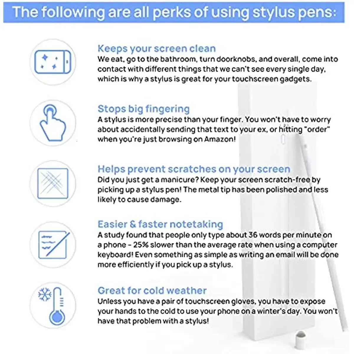 Stylus Pen For Pencil Styluses Cpatible for iPad 2/3/4/5/6/7/8 Generation Pro 97/105/11/129 Air 1/2/3/4 Mini 1/2/3/4 C251201