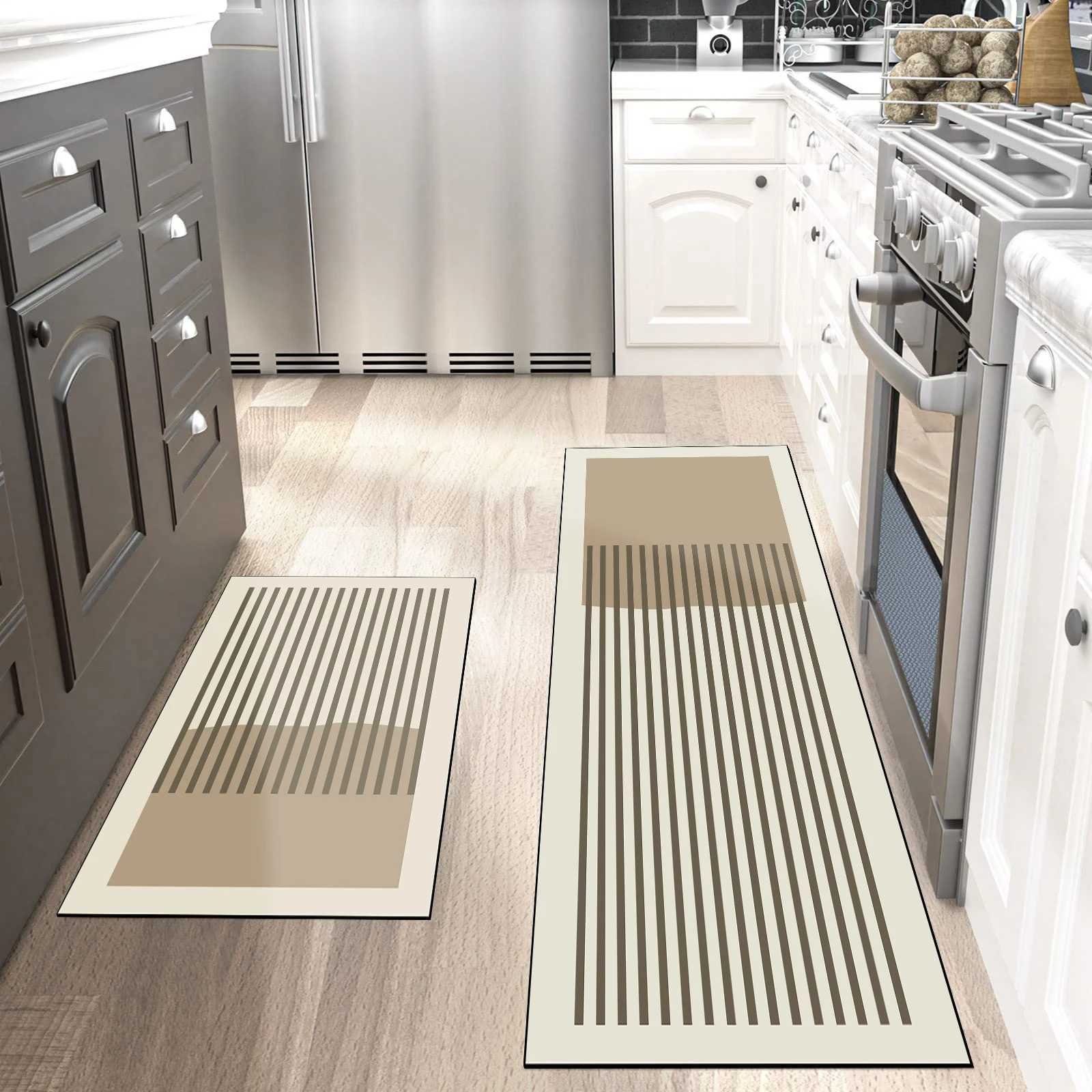 Super Absorbent Kitchen Floor Mat Long Diatite Kitchen Rug Soft Washable Carpets Anti Slip Bathro Entrance Doormat H251129