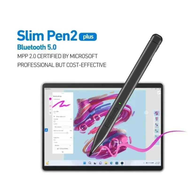 Slim Pen 2 For Surface Pro 10 8 9 4096 Palm Rejection Ink Stylus Pencil For Surface Laptop Stu 2 Duo 2 Asus C251201