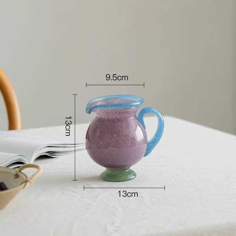 Creative Luxury Single Ear Dual Color Vase Countertop Dining Table He Soft Decoration Display Ornaments Y251201