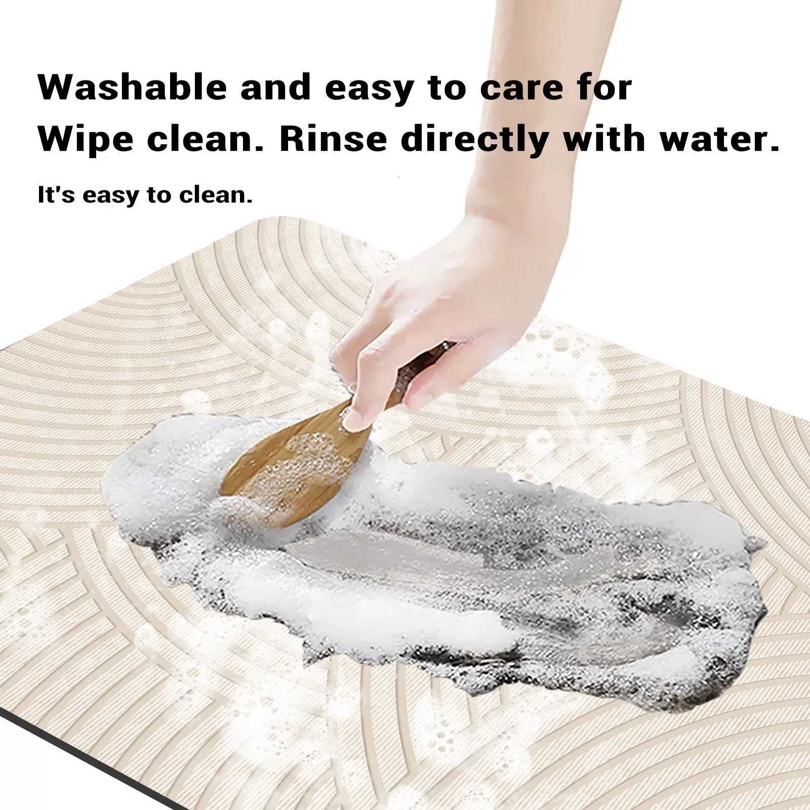 Super Absorbent Bath Mats Bathro Anti Slip Shower Foot Mat Quick Dry Bathtube Carpet Toilet Rug Doormat Washable H251129