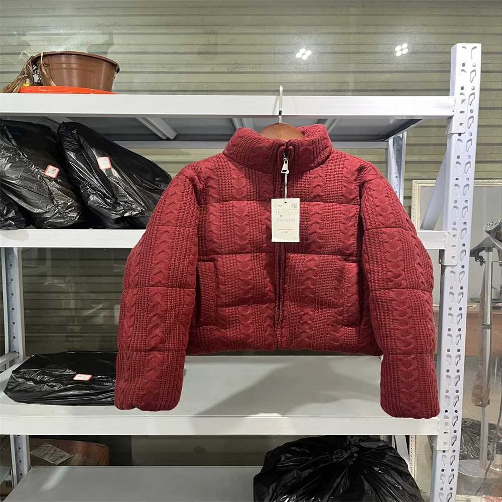 European and American style winter new womens commuting loose and versatile knitted thick jacketT251201