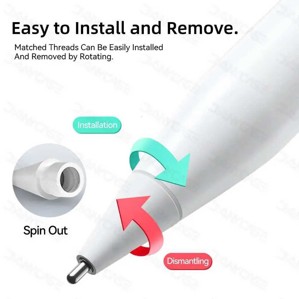 6Pcs Nib for Pencil Pro 1st 2nd USB-C 2B 2H 30 40 Mix Tips iPad Stylus Pen Replacement Nibs C251201