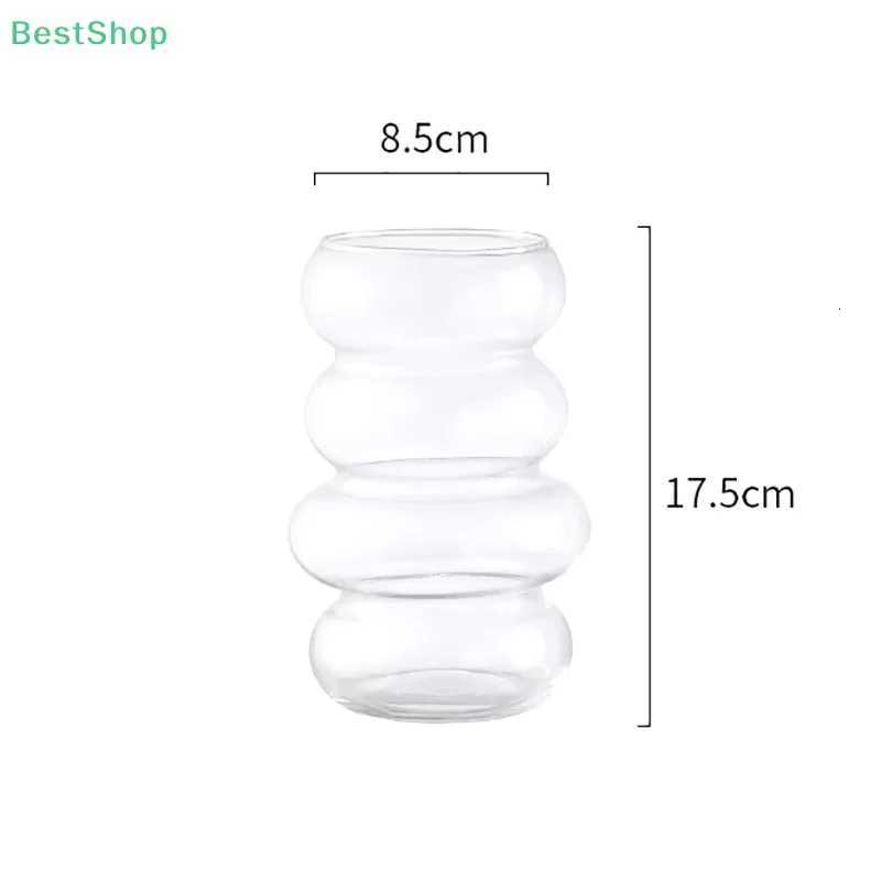 1Pc Spiral Vase Scandinavian Flower Arrangement Kitchen Living Ro Bedro He Table Wedding Decorative Vase Y251201