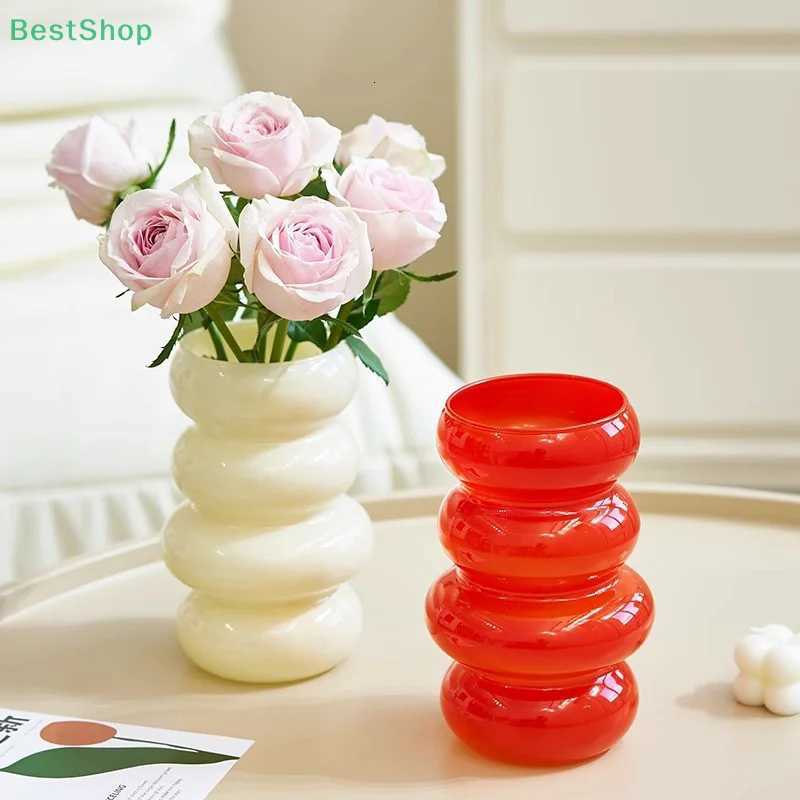 1Pc Spiral Vase Scandinavian Flower Arrangement Kitchen Living Ro Bedro He Table Wedding Decorative Vase Y251201