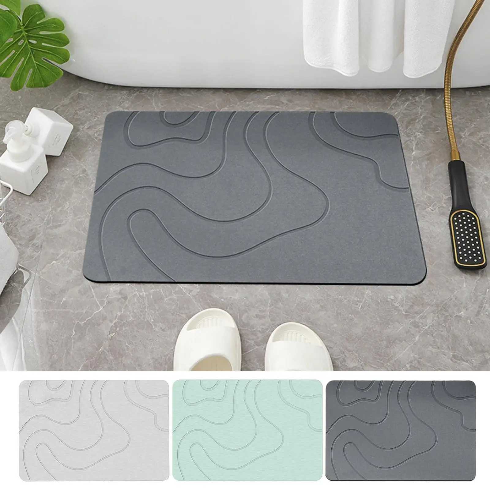 Diatoeous d soft mat bathro absorbent anti-slip floor mat toilet door anti-slip household Entryway quick-drying Rug H251129