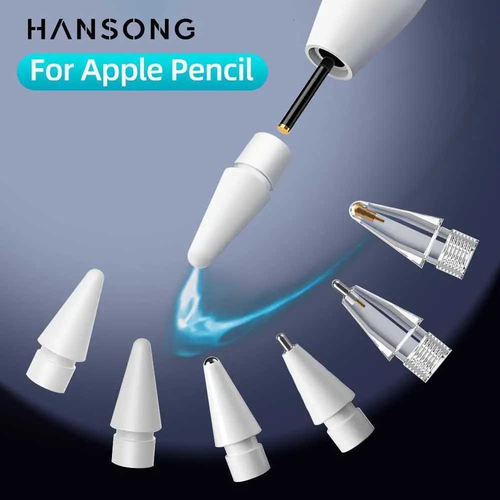 6Pcs Nib for Pencil Pro 1st 2nd USB-C 2B 2H 30 40 Mix Tips iPad Stylus Pen Replacement Nibs C251201