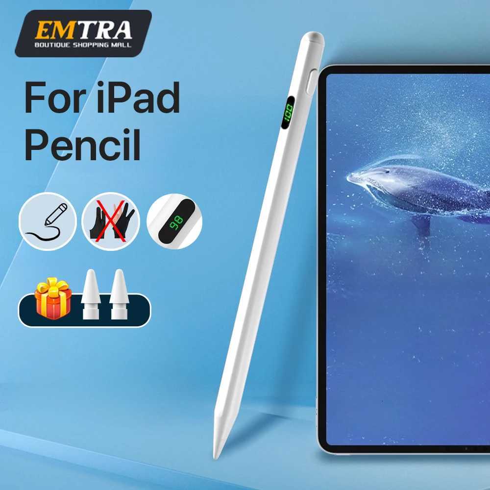 Stylus For Pencil 2025 iPad 11 13 M2 M3 Pro 13 11 M 5/6/7/8/9/10th Gen Air3/4/5/6 Autatic Magnetic Power Digital Display C251201