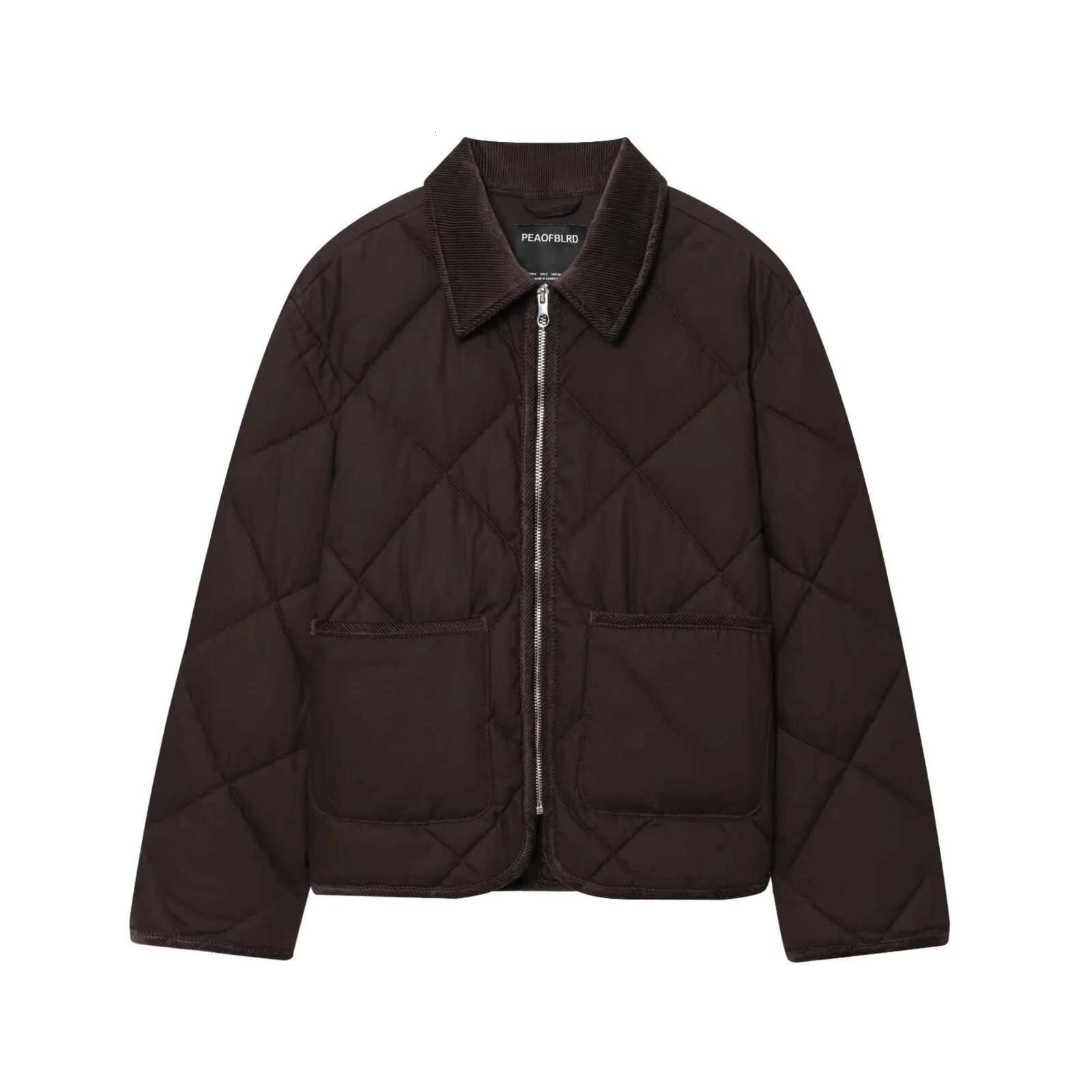 Womens Thick Short Jacket Coats Autumn Winter Fashion Pockets Warm Quilted Coats Female Casual Outerwear Chic Tops 2025T251201