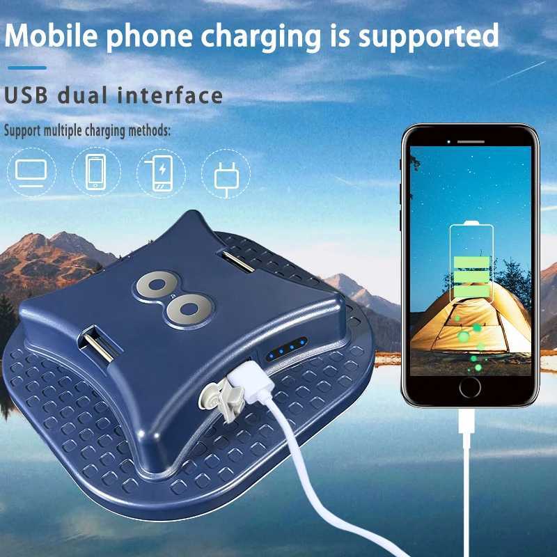 MOSLIGHTING 13500maH 80W Rechargeable LED Camping Strong Light Magnet Zoom Portable Torch Tent Light Emergency Work Maintenance M251201